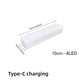 Motion Sensor Lamp Night Light Wireless LED USB Type C Rechargeable Lamp for Kitchen Cabinet Bedroom Wardrobe Staircase Lighting