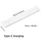 Motion Sensor Lamp Night Light Wireless LED USB Type C Rechargeable Lamp for Kitchen Cabinet Bedroom Wardrobe Staircase Lighting