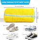 Durable Shoe Washing Machine Bag for All Shoe Types-Yellow with Blue Zipper,Ideal for Sneakers and Casual Shoes,Laundry Wash Bag