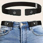 Traceless Invisible Elastic Belt Women's Belt Jeans Pants Men's Elastic Belt