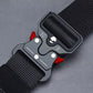 1 Piece Men's Tactical Sports Belt, Quick Release Symmetrical Buckle, Polyester Fiber, Suitable for Outdoor Training Military