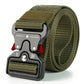 1 Piece Men's Tactical Sports Belt, Quick Release Symmetrical Buckle, Polyester Fiber, Suitable for Outdoor Training Military